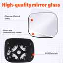 Driver Left Side Mirror Replacement For Volvo 2007-2010 V70 XC70, 2007-2014 XC90 OEM Fit Mirror Glass