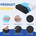 ROYALAY Hip Replacement Recovery Aids for Right Left, Hip Kit for Seniors Total Replacement Prime, Chair Cushion for Office Couch Long Sitting with Removable Cover