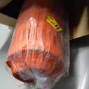 PotatoLife Plastic Mesh Fence Safety Fence, 4'x100' Roll with 100 Zip Ties, Resuable Temporary Netting for Garden Fencing, Construction, Snow Fencing, Animal Barrier, Poultry, Deer, Patio, Orange,  8.73 lb/roll