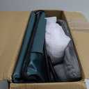 Indestructible Heated Cat House for Outside Winter, 100% Waterproof, Safe Escape Door, Insulated Outdoor Cat Shelter with Heater for Feral Barn Cat Kitty (Forest Green, 12"x16"x18")