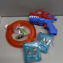 Bubble Gun, Automatic Dino Bubbles Gun with Refill Solution for Toddlers 3-5, Rechargeable Bubble Maker Blower Outdoor Summer Toys for Kids Ages (Red)