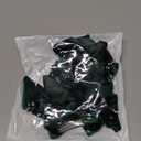 Christmas Dark Green Velvet Fable Hair Bows for Girls 3 Sizes Long and Basic 5"& 3.5"&4" Ponytail Knot Bows Alligator Clips, Toddler Teens Women Velvet Hair Accessories Xmas Gift