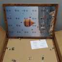 12x17 Picture Frame Deep Brown for Wall Hanging, Wood 12 x 17 Frame Photo Frame for Wall Horizontally or Vertically, Deep Brown, 3 Pack