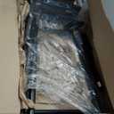 Casual Home Director's Chair ,Black Frame/Black Canvas,30" - Bar Height