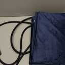 Toozey Pet Heating Pad, 6 Adjustable Temperature Dog Cat Heating Pad with Timer, Waterproof Heated Dog Bed with Chew Resistant Cord, Indoor Electric Pet Heated Mat 28x20in (Navy Blue)