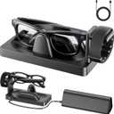 Charging Dock for Meta Ray-Ban Display Smart Glasses & Meta Neural Band,OLCLSS 3-in-1 Charging Station for Meta Display with Anti-Slip Stable Base,LED Indicator,USB Output, Smart Glasses Charger Stand