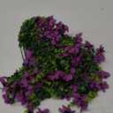 Artificial Fake Mums Flowers for Outdoor Fall Decor, 12 Bundles Faux Flowers Plants Silk Daisy for Planter Pot Colorful UV Resistant Look Real for Front Door Porch Patio Outside Yard(Light Purple)