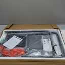 Home Printer Stand with Charging Station, 24x18 Inches Stands for Large Printer, Printer Shredder Stand with Storage for Home Office, Table for Fax Machine/PC Tower (Black)