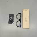 CCVOO Trendy Reading Glasses for Women, Oversized Blue Light Readers, Cheaters Eyeglasses, Stylish Square Cat Eye Glasses (Black)