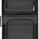 Travel Select Amsterdam Softside Expandable Luggage with Rolling Wheels, Gray, 29-Inch Large