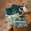 Bedsure Tufted Boho Comforter Set King Size - Dark Green Boho Bed Set, GentleSoft 3 Pieces Farmhouse-Style Embroidery Bedding, Gifts for Woman, Soft Jacquard King Comforter for All Seasons