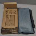 Mesh Screen with Magnetic Closure-Keeps Bugs Out Let Breeze in, Heavy Duty - Pet and Kid Friendly, Works with Front, Sliding Doors (38 x 82 Inch) Gray