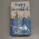 Horaldaily 100 Hanukkah Disposable Paper Decorative Guest Napkins, Judaic Stars Blue Hand Towel for Party Lunch Dinner Kitchen Bathroom