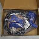 Kanayu 6.6 FT 4 Prong Dryer/EV Extension Cord 30 Amp NEMA 14-30P to 14-30R for Level 2 EV Charging and Dryer Power Flexible Cable STW 10 Gauge Cord with Grip Handle ETL Listed (Blue and Black)