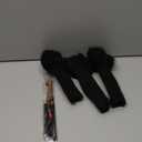 WacanDan 100% Human Hair Dreadlock Extensions for Men/Women, 0.4cm Thickness 6 Inch 60 Strands Full Handmade Can be Dyed and Bleached Permanent Loc Extensions Human Hair Natural Black