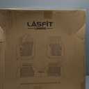 LASFIT Floor Mats for Ford F250 F350 2012-2016 Super Duty Crew Cab Without Manual Transfer Case Shifter All Weather Protector TPE Car Carpet Floor Liners, 1st & 2nd Rows, 3pc Black