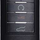 Key Fob Replacement Fits for Cadillac SRX 2010 2011 2012 2013 2014 2015 ATS XTS 2013-2014 ELR Push Start Button Smart Proximity Keyless Entry Remote Control NBG009768T 22865375 5 BTN