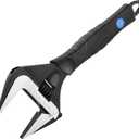MAXPOWER 12 inch Adjustable Wrench, Wide Jaw Capacity 2.4 inch (60 mm)