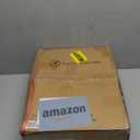 Furnulem Night Stand, Tall 4 Drawers Dresser for Bedroom, Hallway, Nursery, Closet Organizer, Nightstand Bedside Table Furniture, Vertical Storage Tower Fabric, Sturdy Steel Frame, Wood Top (Rustic Brown)