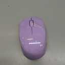 Leadsail Wireless Mouse for Laptop - 2.4G Silent Cordless USB Slim Wireless Optical Computer Mouse, 3 Buttons, 1600 DPI for Windows 10/8/7/Mac/Macbook Pro/Air/HP/Dell/Lenovo/Acer - Purple