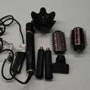 Shark FlexStyle Hair Dryer & Powerful Styling System with 6-Piece Hair Styling Tools, Paddle Brush, Curl-Defining Hair Diffuser, Auto-Wrap Curlers, Styling Concentrator, Oval Brush &, Black, HD440BK