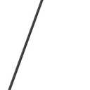 Deck Hook, Double Forged Solid Metal Single Piece Rod, Ideal for Bird Feeders, Plant Hangers, Coconut Shell Hanging Baskets,Lanterns, Wind Chimes and Suet Basket, Black  
