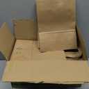 Klean & Conwenice Paper Gift Bags with Handles, 8x4.25x10.5 100Pcs Brown Bags Bulk, Medium Size Kraft Paper Bags, Wedding Gift Bag, Goody Party Favor, Retail Merchandise, Grocery Shopping