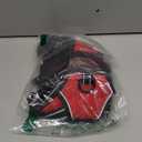 PHOEPET Reflective Dog Harness Large Breed Adjustable No Pull Vest with Handle 2 Metal Rings 3 Buckles [Easy to Put on & Take Off](L, Red)