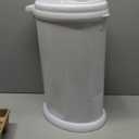 Ubbi Steel Diaper Pail, Odor Locking, No Special Bag Required, Award-Winning, Registry Must-Have, White