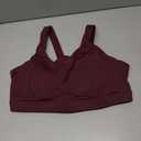 RUNNING GIRL High Impact Sports Bras for Women,Racerback Running Bra Workout Crop Tank Tops Longline Sports Bra Push up (L)