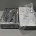 Under Sink Organizer, Height Adjustable 2 Tier Under Sink Organizers and Storage, Slide Out Metal Cabinet Organizers, Pull Out Sink Storage Drawer Shelf for Kitchen Bathroom Cabinet, Grey, 2 Pack (Gray)