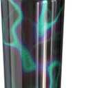 Frost Buddy 32oz Insulated Water Bottle with Straw & Chug Lid | Leak-Proof Stainless Steel | 24-Hours Cold | Sweat-Proof, Cup Holder Friendly | Ideal for Gym, Travel, Sports & Everyday Hydration (Lights)