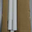 Heavy Duty Tension Curtain Rod by EZFurni, 42 to 123 Inches, Anti-Slip Spring Loaded Curtain Rods No Drilling, Apartment Renter Friendly Tension Rods for Windows, Bathroom, Patio, Room Divider, White