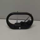 GE Modern Loop Rabbit Ears Indoor TV Antenna, 15 inch Extendable Dipoles, 4K 1080P VHF UHF, Tabletop Antenna, Digital HDTV Antenna, Smart TV Compatible, 4ft Coaxial Cable, Black, 33675