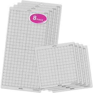 Standard Grip Cutting Mat for Silhouette Cameo - 12" x 24" 4 Pack 12"x12" 4 Pack Adhesive Cut Mat Replacement Set Matts Vinyl Craft, 12 inches by 24 inches