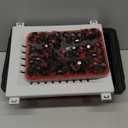 2026 Kids Kitchen Playset Toy Grill BBQ with Smoke Light Pretend Play Food Toys Cooking Set 2-Layer Barbecue Gifts for Toddler Boys Girls 3-5 6 7 (Red)