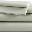 Eddie Bauer - Flannel Sheets King Size, Anti-Pilling & Wrinkle Resistant Cotton, Touchably Soft for All-Season Comfort - Bed Sheets with Matching Pillowcases & Fitted Sheet (Solid Green)