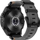Bandletic Quick Fit 22mm Watch Band Compatible with Garmin Fenix 8 47mm Band - Tactical Strap for Fenix 7 6 Pro/5 Plus/Instinct 3 E 45mm 2/Forerunner 965/955/945 /Approach/Descent G2 G1/Quatix/Tactix8