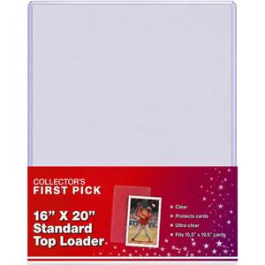 Collector's First Pick 16x20 Top Loader - 1 Piece - 1 Pack - for Art Prints, Photographs, Documents, Memorbilia and More!