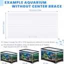 Sieral Aquarium Lids Canopy Set, 30 x 12 Inch, Clear, 1 Pcs