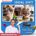 INSTACAN Higher Torque and One Touch Electric Jar Opener Easy Remove Almost Size Lid with Auto-Off, Powerful Bottle Opener for Arthritic Hands, Automatic Jar Opener for Weak Hands and Seniors (Black)
