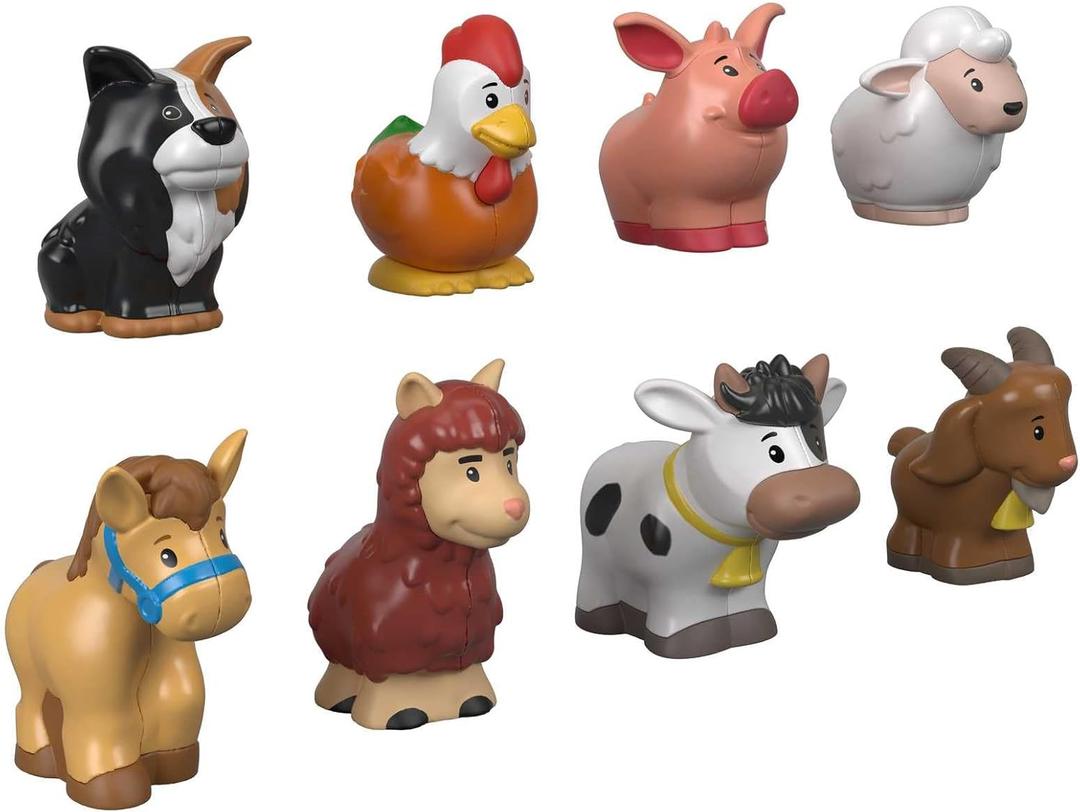 Fisher-Price Little People Toddler Toys Farm Animal Friends 8-Piece Figure Set for Pretend Play Ages 1+ Years Fisher-Price Little People Toddler Toys Farm Animal Friends 8-Piece Figure Set for Pretend Play Ages 1+ Years
