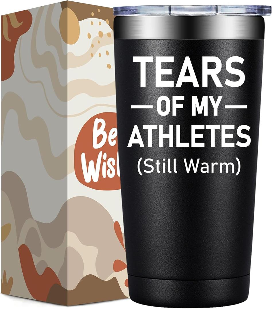 Athletic Trainer Coach Gifts - Softball, Soccer, Baseball, BasketballCoach Appreciation Gifts - Cheer Sports Coaches Gift for Men Women - 20oz Trainer Tumbler