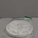 Umigy 23 Pcs 10 Inch 3 Compartments Divided Plastic Plates Bulk Colorful Disposable Heavy Duty Round Dinnerware for Valentine Wedding Birthday Party(White)