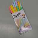 Sharpie Pocket Highlighters, Mild Pastel Colors, Assorted, Chisel Tip, 12 Count - School, Home, and Office Use, Teacher Supplies