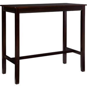 Linon Claridge Walnut 42 inch Height Bar Table