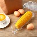 24 Pcs Plastic Corn Trays 10.6 x3.4 Inches Transparent Corn Dish Clear Corn on The Cob Trays Corn on The Cob Dinnerware Sets Serving Trays for Sweet Butter Corn for Families or Restaurants