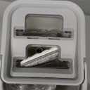 JOYMOOP Mop and Bucket with Wringer Set, Hands Free Flat Floor Mop and Bucket, 60" Mop with 3 Reusable Microfiber Pads, Wet and Dry Use, Floor Cleaning System (Middle Bucket #13 + 60" Flat Mop + 3 Pads)