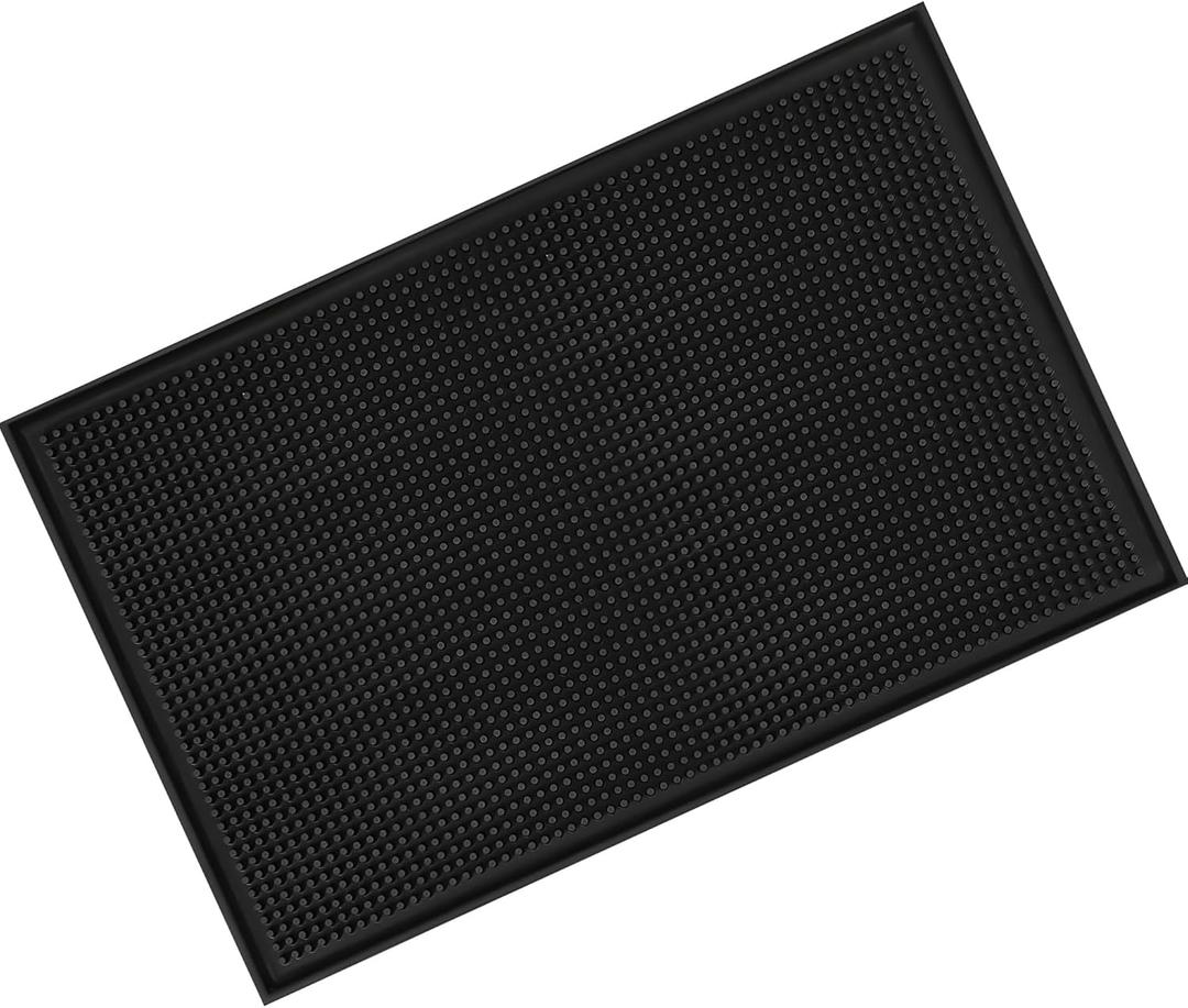 Premium Bar Mat 18x12 inches - Durable, Non-Toxic Bar Mats for Countertop - Spill Protector & Easy to Clean Bar Mats for Bartending 1 pc