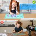 LED Note Board with Colors,Rechargeable Acrylic Dry-Erase Board, 8-Color Luminous Acrylic whiteboard Calendar, Art Board, Suitable for classrooms/Offices/Home Decoration/Gifts (Horizontal)